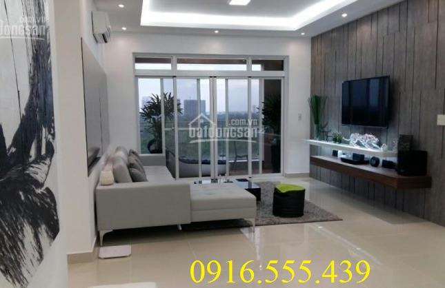 Cho thuê căn hộ cao cấp Garden Court Phú Mỹ Hưng, 142m2, 3PN View kênh đào. LH 0916.555.439