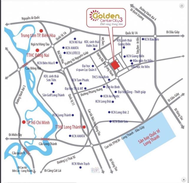 Địa ốc Kim Oanh mở bán Golden Center City 3 tại Biên Hòa ngay đại lộ Bắc Sơn Long Thành