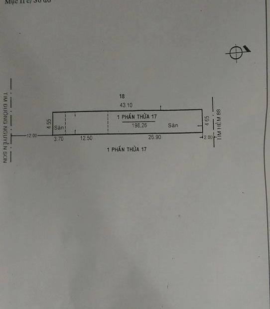 Bán nhà 14.2 tỷ 4.55x43m MT Nguyễn Sơn, P. Phú Thọ Hòa, Q. Tân Phú