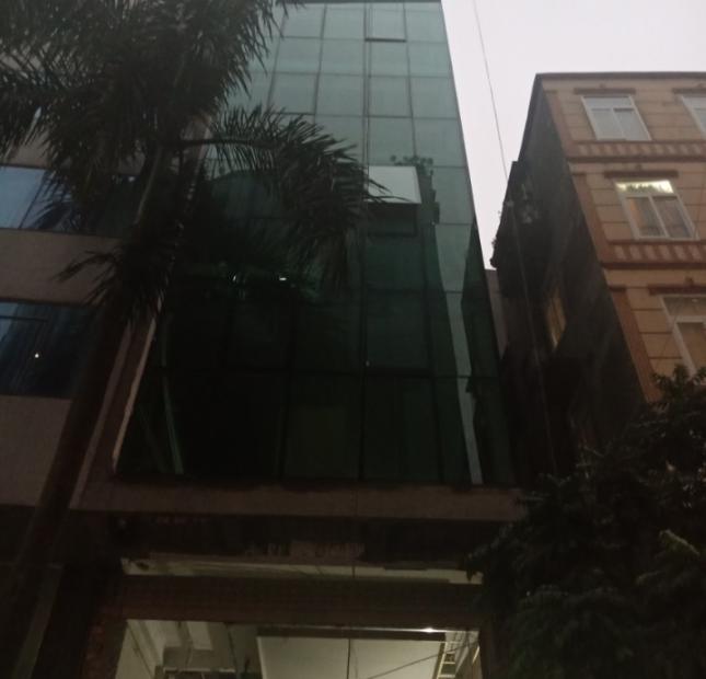 Cho thuê tòa nhà phố Trần Đăng Ninh,Cầu Giấy, Hà Nội.DT 60m,7 tầng,thang máy.Giá 55tr/th