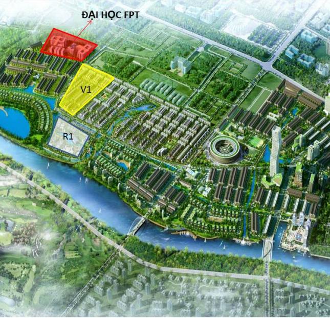 Đất nền biệt thự trên Đảo Ngọc Rive chỉ 11.8tr/m2 – FPT City Đà Nẵng