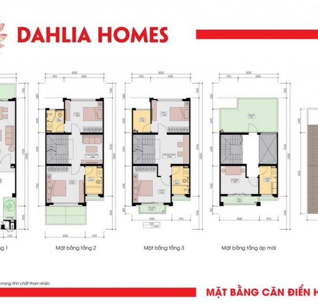 Liền kề ST5 - Dahlia Home, chiết khấu 9%. Trả chậm dài hạn 0% lãi suất