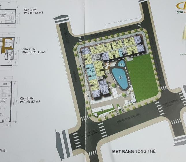 Bán CHCC view hồ bơi tầng 6 Đức Long New Land 1016 Tạ Quang Bửu, P6, Q8, giá 1,82 tỷ