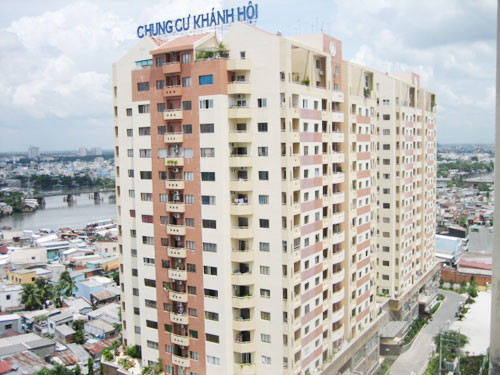 Cần cho thuê gấp căn hộ Khánh Hội 1, diện tích 55m2, 1PN, 01WC, nhà đầy đủ nội thất 8tr/th