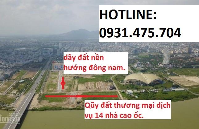 Bán đất trung tâm quận Hải Châu, Đà Nẵng, dự án Halla Jade ven sông Hàn Đà Nẵng, 43 tr - 47 tr/m2