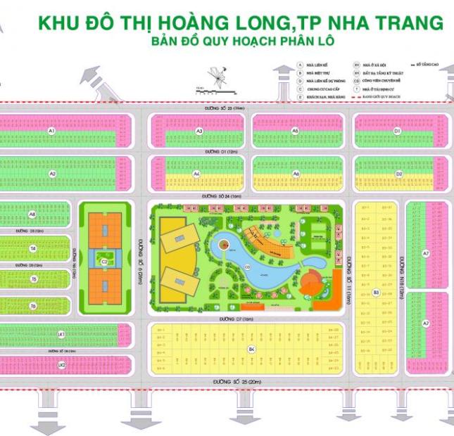 Bán đất nền dự án tại dự án khu đô thị Hoàng Long, Nha Trang, Khánh Hòa