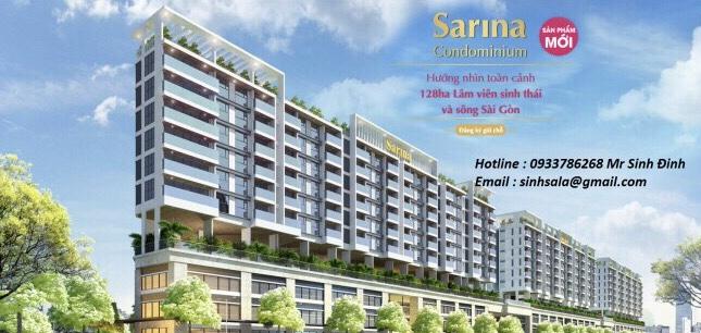 Bán căn hộ Sarina 2 phòng ngủ, 96m2, tầng cao cực đẹp. LH 0933786268 Mr Sinh