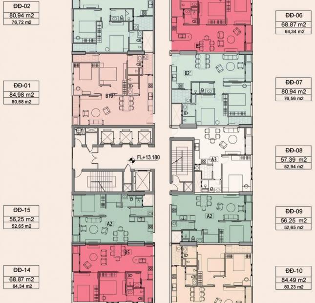 Cần chuyển nhượng căn hộ Tara Residence Block Đại Đồng diện tích 68m2