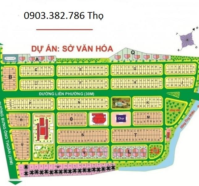 Bán đất nền dự án Sở Văn Hóa Thông Tin, Quận 9, DT 5x20m, lô S, giá 29 tr/m2