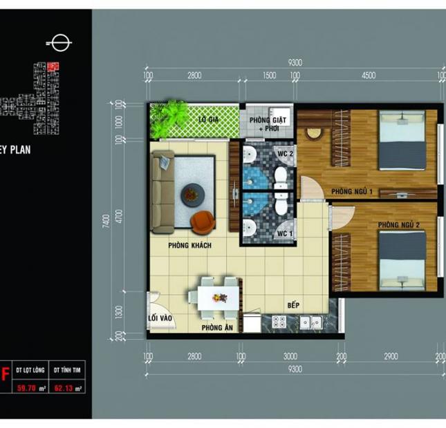 Mua căn hộ dưới 1 tỷ ở đâu trong lòng thành phố - Tin đăng từ chủ đầu tư - Chiết khấu đến 8%