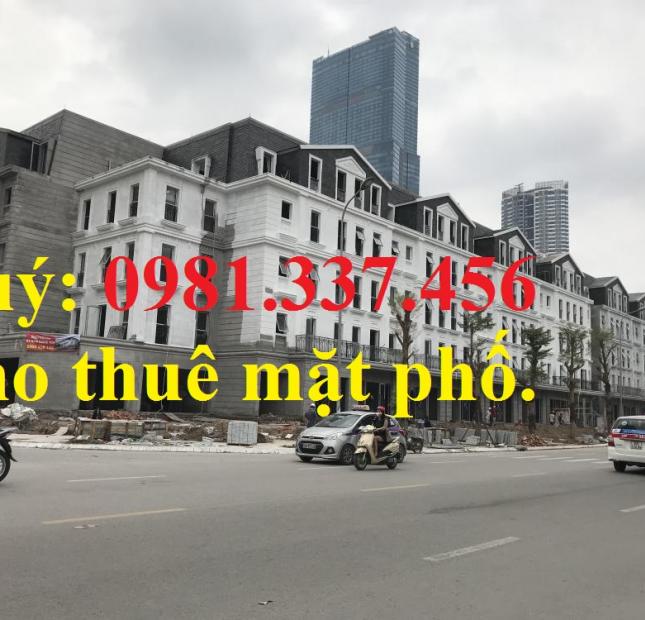 Cho thuê nhà mặt phố Trần Kim Xuyến, 232m2, MT: 13m, 4 tầng, 93 tr/th. Quý mặt phố 0981337456
