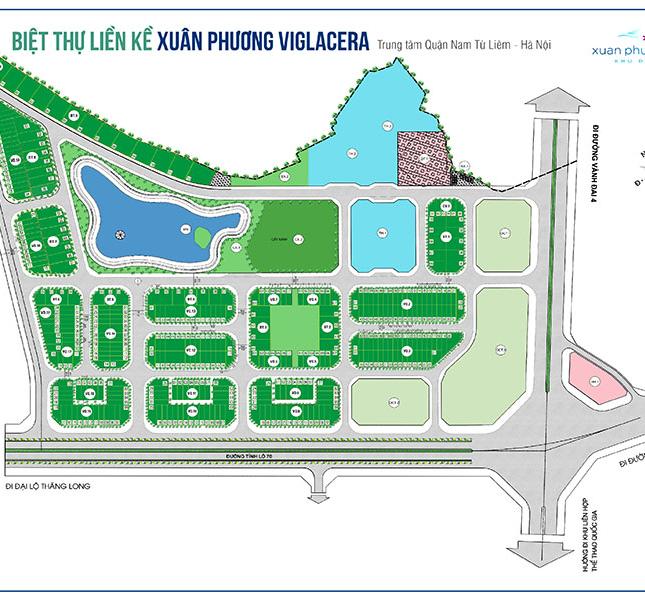 Bán lỗ biệt thự khu đô thị Xuân Phương Viglacera, 93.3m2, giá 5.3 tỷ