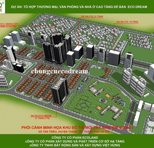 Chung cư Eco Dream trả góp chỉ với 380tr - Vị trí ngay ngã tư Nguyễn Trãi - Nguyễn Xiển