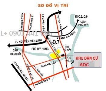 Bán đất nền KDC ADC Phú Mỹ, giá tốt nhất thị trường. LH:0966222151 
