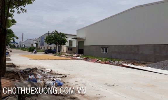 Cần cho thuê gấp nhà xưởng tại cụm CN Sóc Sơn, Hà Nội giá hợp lý