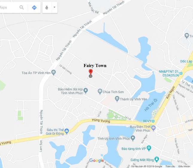 Ra mắt dự án đất nền Fairy Town Trung tâm TP. Vĩnh Yên- 7h30 ngày 01/04/2018