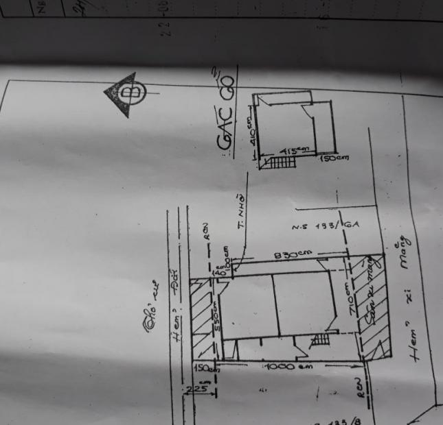 Bán biệt thự 133/6 Ngô Đức Kế (7 x 11m), 1 trệt, 1 lầu