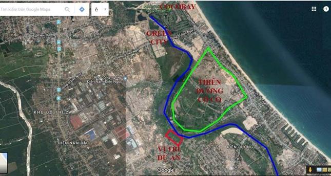 Bán đất dự án Nam Đà Nẵng, gần CoCoBay, gần thiên đường sông Cổ Cò