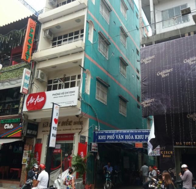 Nhà bán căn góc 2MT Nguyễn Huệ gần Hàm Nghi. DT 6 x13m, 5 lầu, gía 53 tỷ, HĐ thuê 190tr