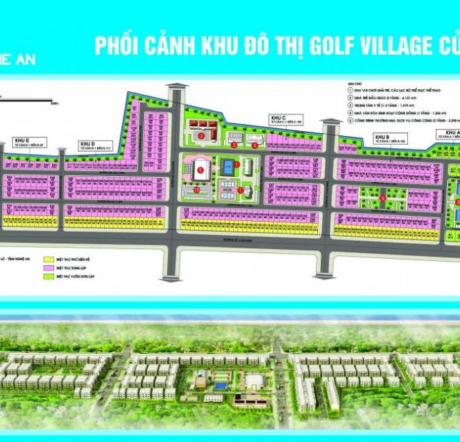 Cơ Hội Đầu Tư Nhà Đất Cửa Lò Golf Village - Khu Đô Thị Nguyễn Sinh Cung 