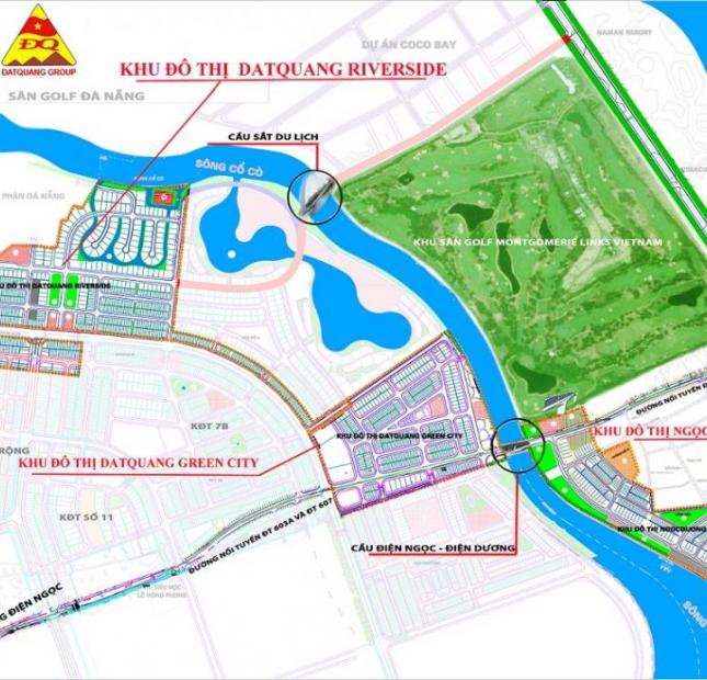 Mở bán GĐ 1 Đất Quảng Riverside, dự án đẹp duy nhất nằm sau Cocobay, view sông Cổ Cò