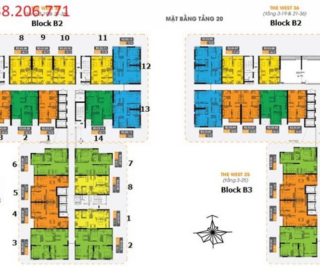 CĐT dự án The Western tung 50 căn đẹp nhất của dự án. Liên hệ ngay 0938206771