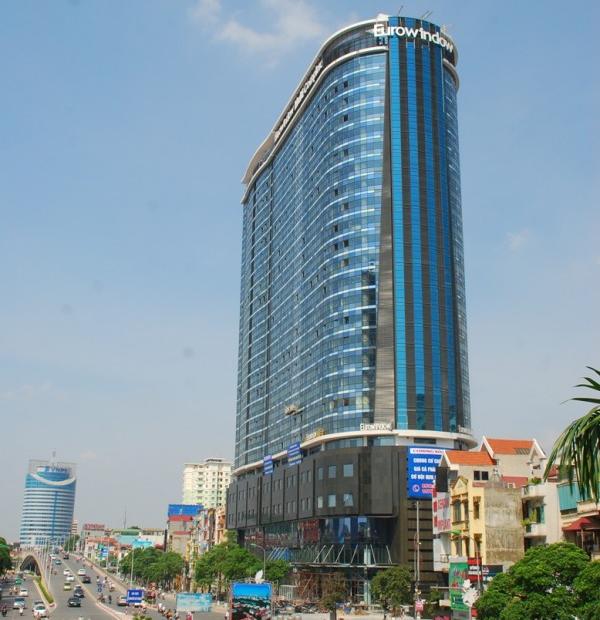 Cho thuê văn phòng tòa nhà Eurowindow - 27 Trần Duy Hưng, Cầu Giấy, Hà Nội. DT từ 100 - 200m2