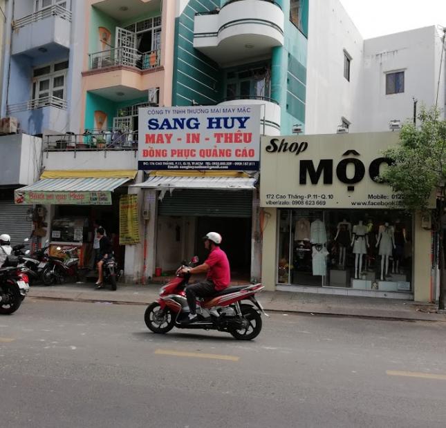 Cho thuê nhà mặt phố tại đường Cao Thắng, Phường 12, Quận 10, TP. HCM, giá 50 triệu/tháng