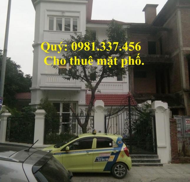 Cho thuê nhà mặt phố Trần Đăng Ninh (kéo dài) 2 tầng, MT: 10m, 30 tr/th. Quý mặt phố 0981337456