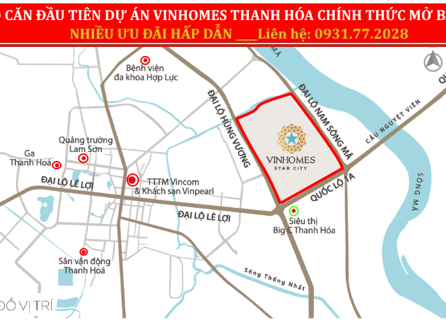 Bán nhà biệt thự, liền kề tại dự án Vinhomes Star City Thanh Hóa, Thanh Hóa