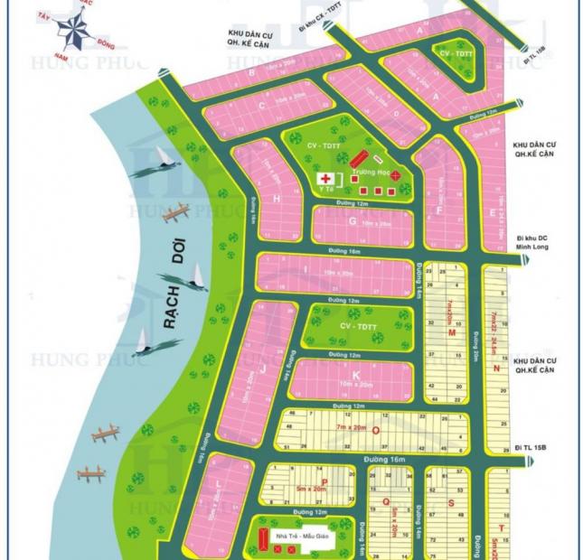 Bán đất biệt thự dự án Hồng Lĩnh Phú Xuân, dãy C DT 197.1m2, giá 17.9 tr/m2, 0933.49.05.05