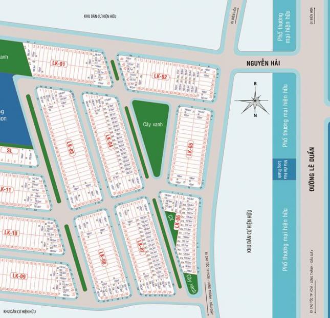 CHÍNH THỨC RA MẮT KHU PHỨC HỢP ĐẤT NỀN PHÂN LÔ LỚN NHẤT THỊ TRẤN LONG THÀNH 2018