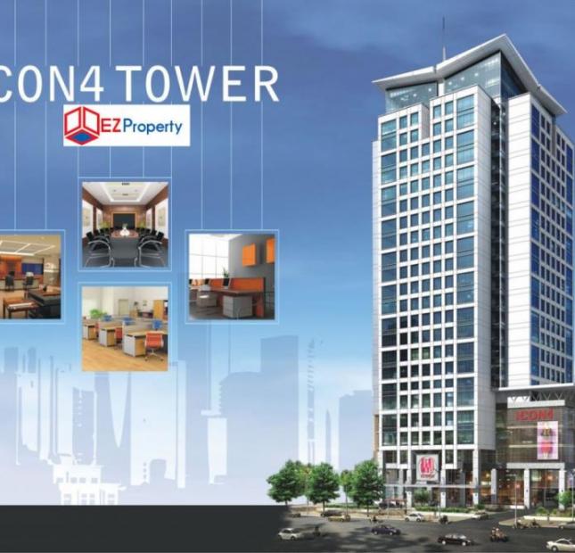 Cho thuê văn phòng Cầu Giấy - Icon4 Tower, giá từ 252 nghìn/m2/tháng, liên hệ 0906088527