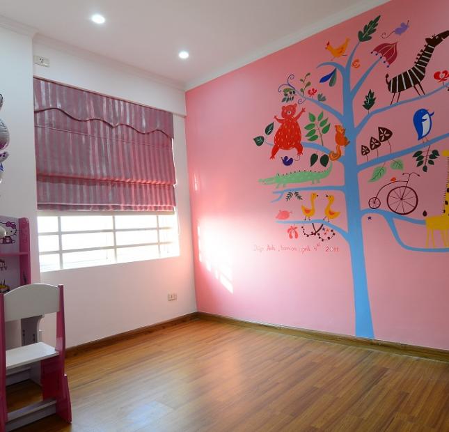 Cho thuê chung cư M3- M4 Nguyễn Chí Thanh, tầng 10, 110m2, 3 PN, đủ nội thất, giá 11 tr/th