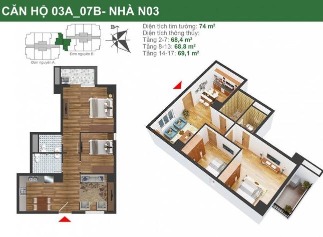  Cơ hội vàng cho những ai muốn mua nhà ở Hoàng Mai, dự án K35 Tân Mai giá chỉ từ 20 tr/m2