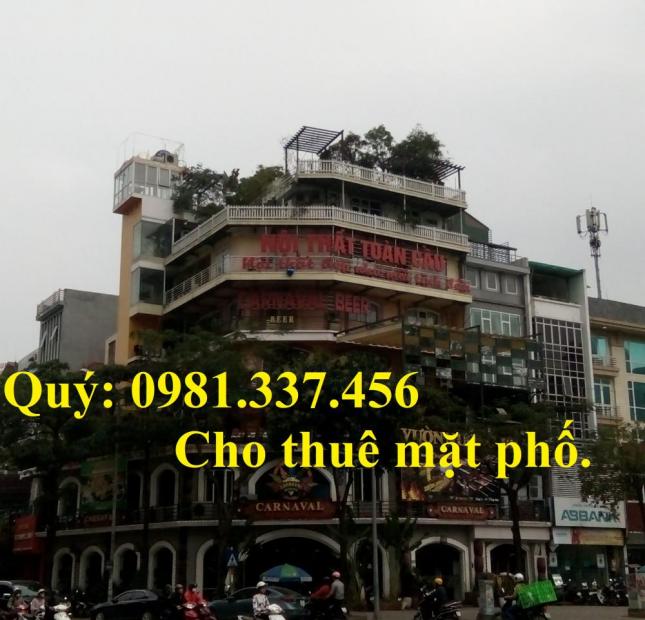 Cho thuê nhà mặt phố Nguyễn Chí Thanh 330m2 mt:19m 5 tầng Quý mặt phố 0981337456