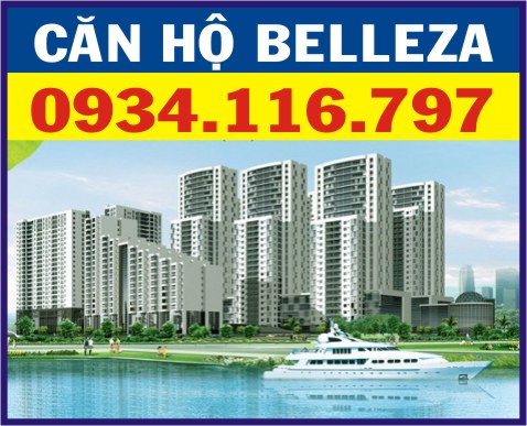 Bán căn hộ Belleza, 92m2, lầu 10, 2PN, 1.7 tỷ, ở ngay. LH: 0934116797-Ms.Phượng