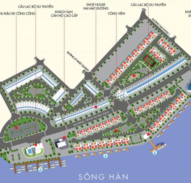 Marina Complex - Khu biệt thự nghĩ dưỡng và nhà phố kinh doanh độc đáo trên sông Hàn Đà Nẵng