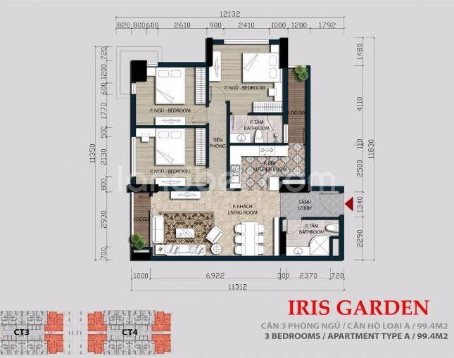 Tổng hợp quỹ căn đẹp còn lại tại dự án IRIS GARDEN Mỹ Đình - LH 097.141.5678