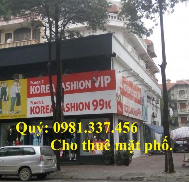 Cho thuê nhà mặt phố Nguyễn Thị Định 410m2 mt:36m 6 tầng  Quý mặt phố 0981337456