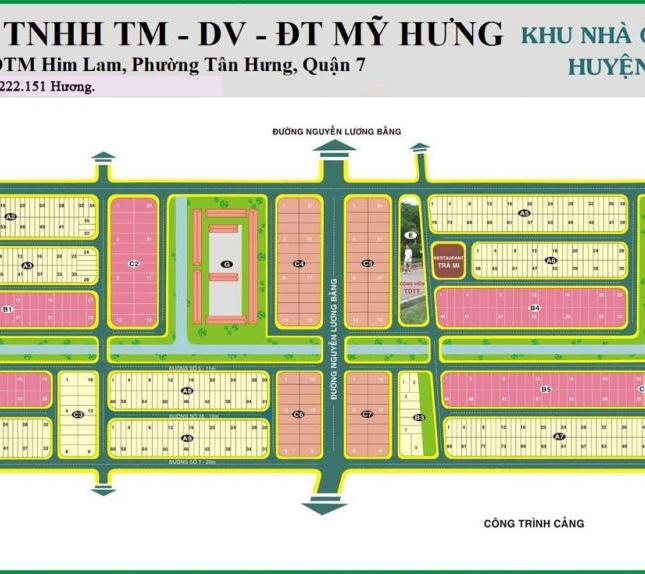 Bán đất nền KDC Phú xuân Vạn Phát Hưng, mặt tiền đường Nguyễn Lương Bằng giá tốt nhất thị trường .LH:0966222151 Hương.