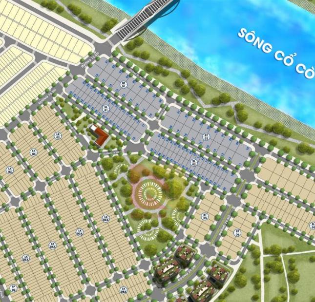 bán đất dự án khu đô thị Hòa Qúi City, giá tầm 3 tỷ quay đầu , block ven sông Cổ Cò rất đẹp