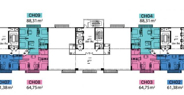 Bán căn hộ đẹp chung cư C1 Thành Công diện tích 61,8m2 tầng 9,11,14,16  nhà chuẩn view hồ Thành Công