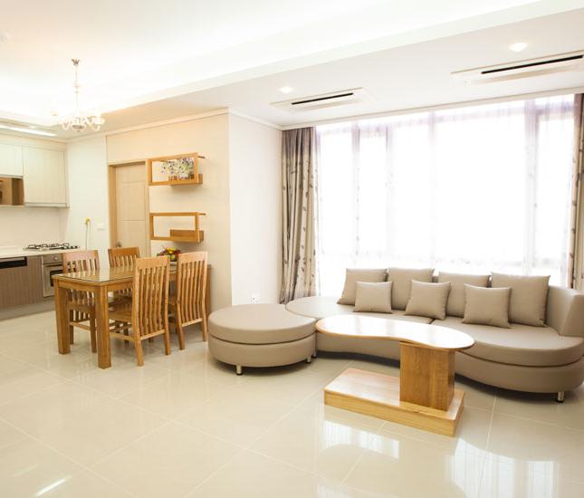 Cho thuê căn hộ 71 Nguyễn Chí Thanh, DT 98m2, 2 phòng ngủ, đủ đồ, 12 tr/th. LH: 0915074066