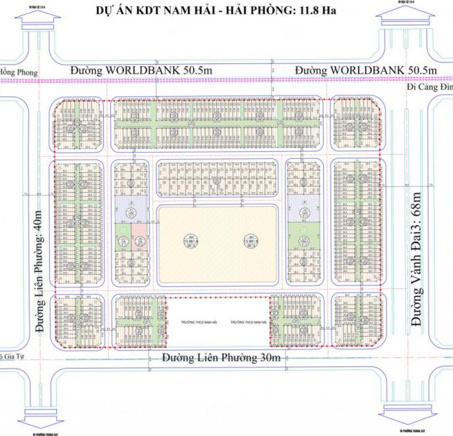 Bán đất nền dự án tại dự án Phúc Lộc New Horizon, Hải An, Hải Phòng, giá 10 triệu/m2