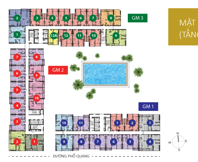 Căn 3PN Golden Mansion 105m2 – 2 view ĐN- đóng trước 1,47ty, góp hằng tháng