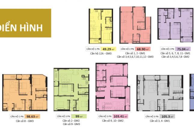 Căn 3PN Golden Mansion 105m2 – 2 view ĐN- đóng trước 1,47ty, góp hằng tháng