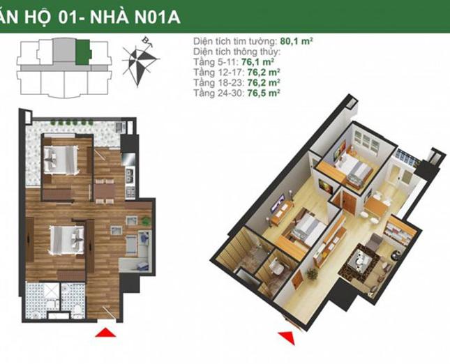Gia đình bán cắt lỗ căn hộ chung cư K35 Tân Mai, Hoàng Mai, 76m2 giá siêu tốt chỉ 1.6 tỷ 0934634268