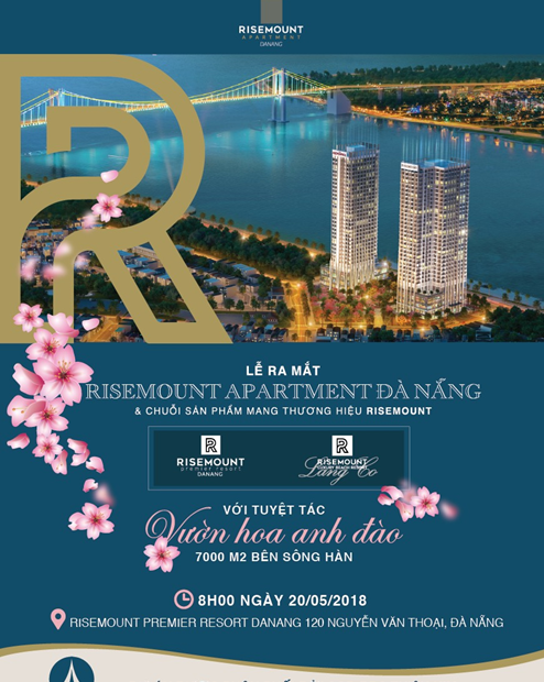 Risemount Apartment Đà Nẵng, cơ hội cuối cùng sở hữu căn hộ giá gốc chủ đầu tư, 68m2, 2PN