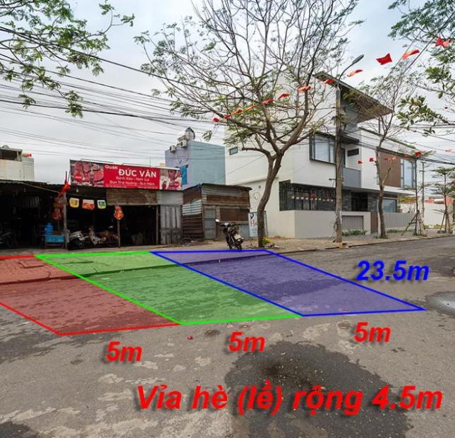 Đất sổ đỏ chính chủ, hè rộng, giá rẻ khu dân cư Nại Hiên Đông, ngay ngã 4 cạnh sông Hàn, vịnh Đà Nẵng